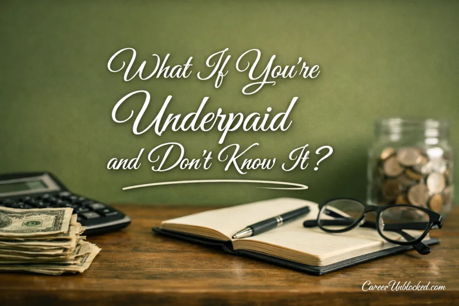 A person sitting at a desk with an open notebook and pen, preparing to ask for a raise.