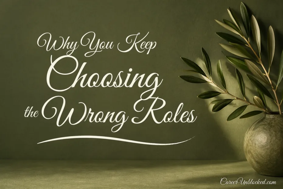 Reasons behind choosing wrong roles and how to make better career decisions